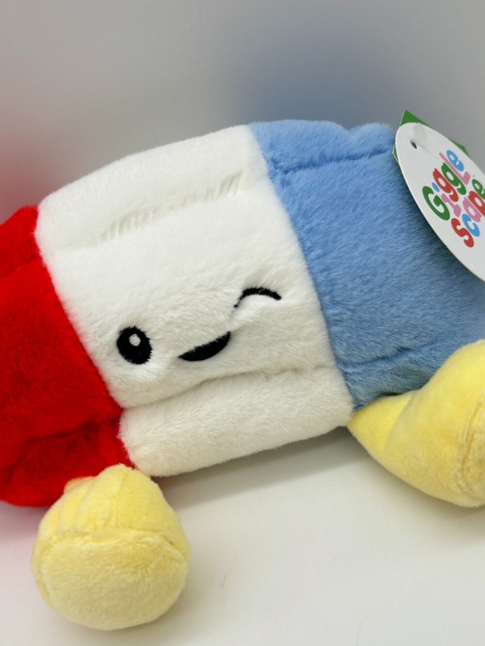 Gigglescape POPSICLE Red White Blue Freeze Pop Summer 9" Stuffed Plush Toy 2026